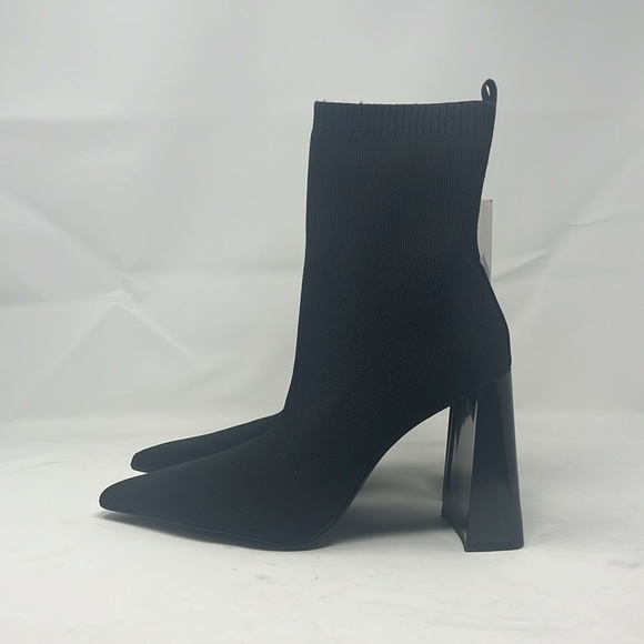 ZARA FABRIC HEELED ANKLE BOOTS SZ 9 EU 40 - Picture 11 of 12